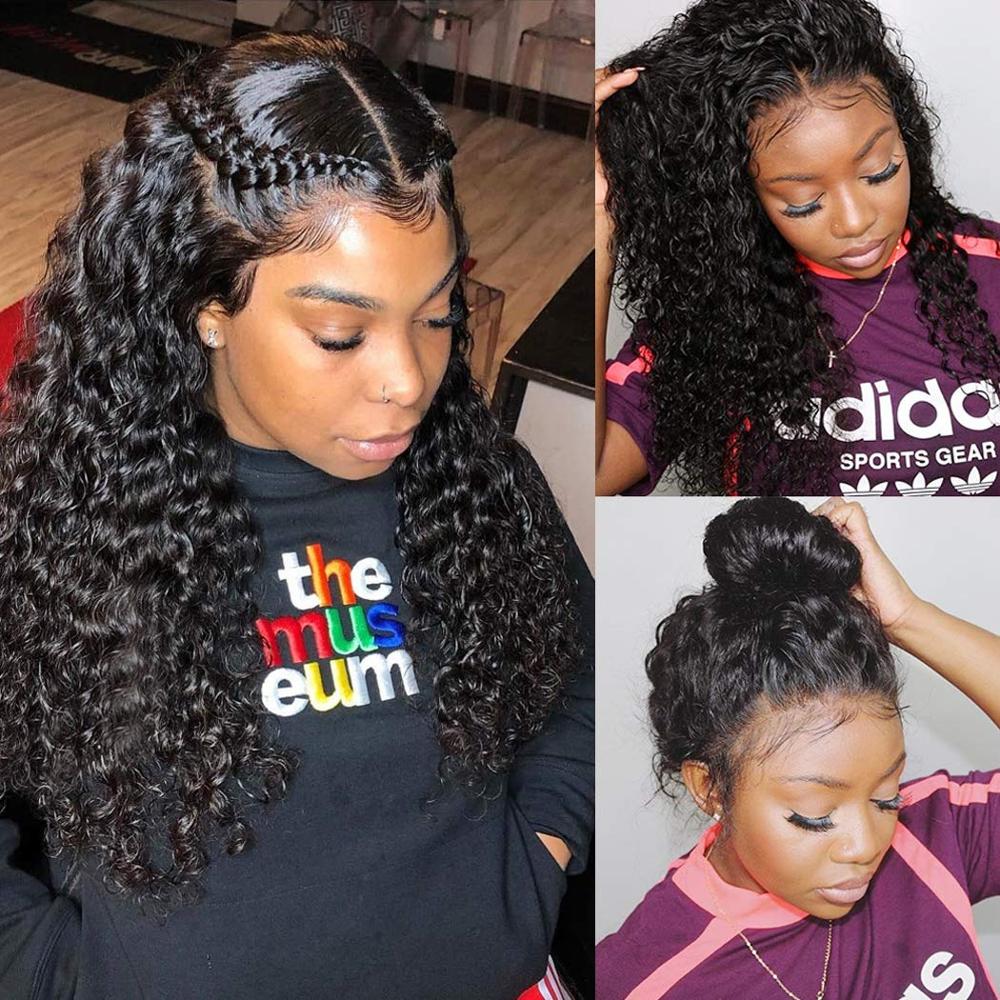 Stema 360 Lace Frontal Deep Wave Wig 180%/250% Density Human Hair Wigs